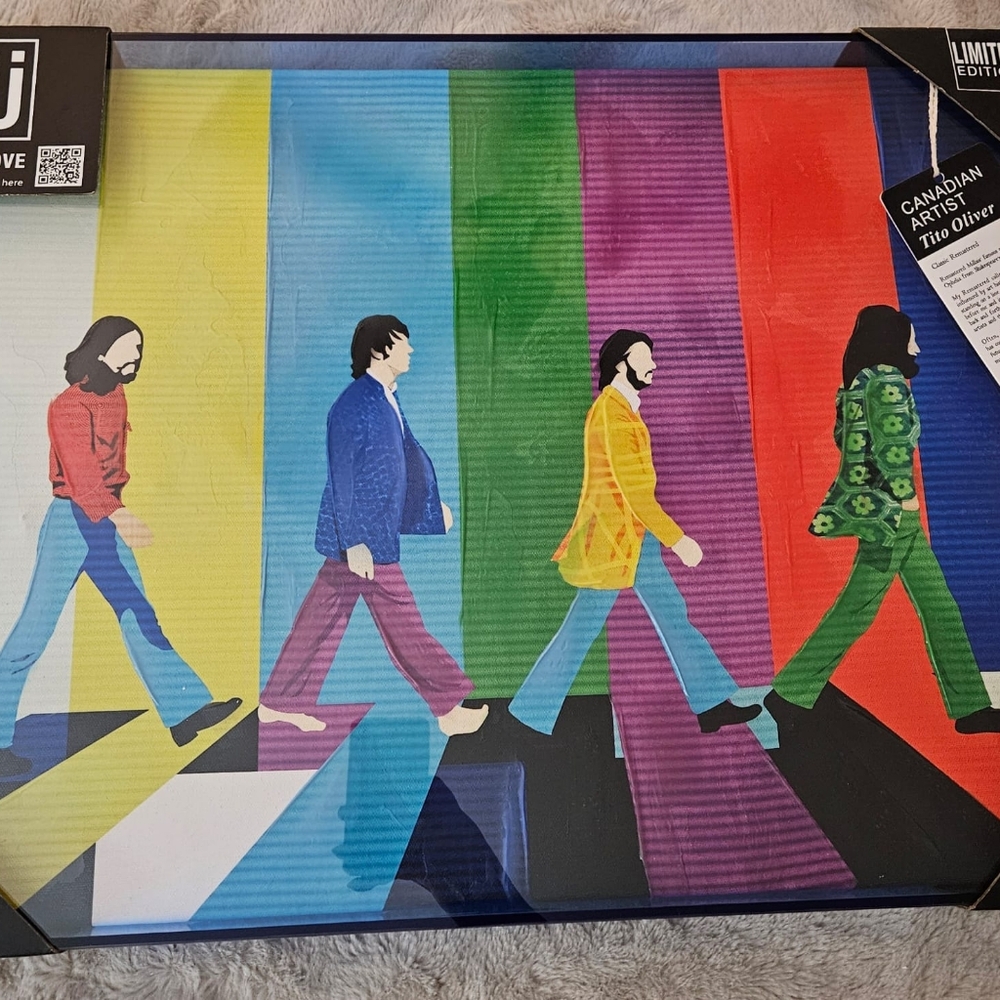 "The Beatles Crossing On Abbey Road Canvas Painting." - Picture 5 of 11